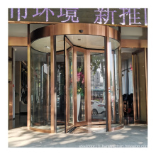 China supplier customized 3-wing hotel automatic glass revolving door